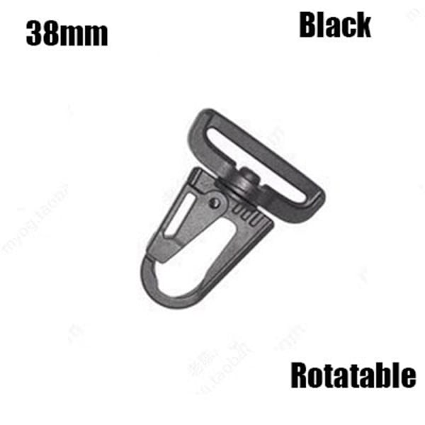 Eagle Mouth -solki Eagle Hook MUSTA 38 MM EI PYÖRITÄ EI Black 38mmNot Rotatable-Not Rotatable