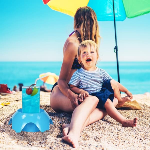 5 kpl Beach Cupin pidikettä juomille Beach Drink Holder Beach Cup 5 Pcs