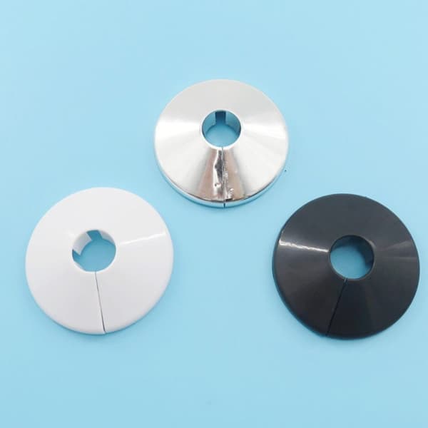 Radiatorrørkrager Deksel Plastdeksler KROM Chrome