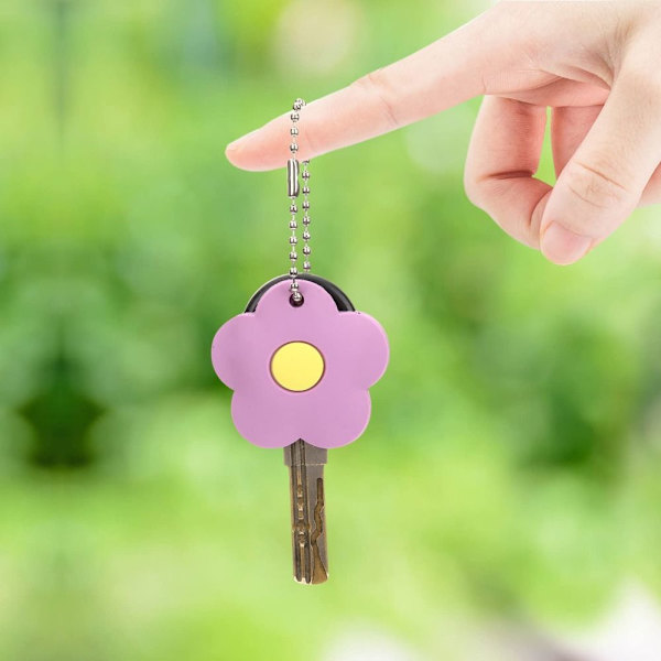 5 kpl Avainsuojukset Kannet Tagit Avaimenperän cap VILLA Purple