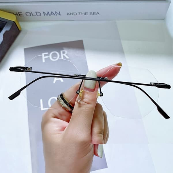 Anti-Blue Light Glasses Ylisuuret silmälasit SILVER Silver