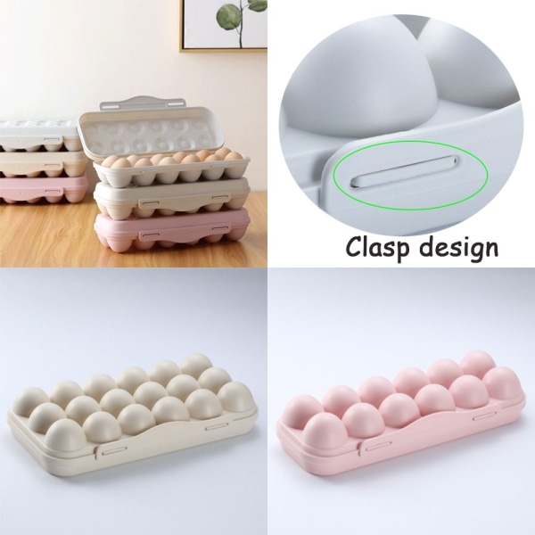 Æggekasse Æggeholder Bakke PINK 12 GITRE 12 GITRE Pink 12 Grids-12 Grids