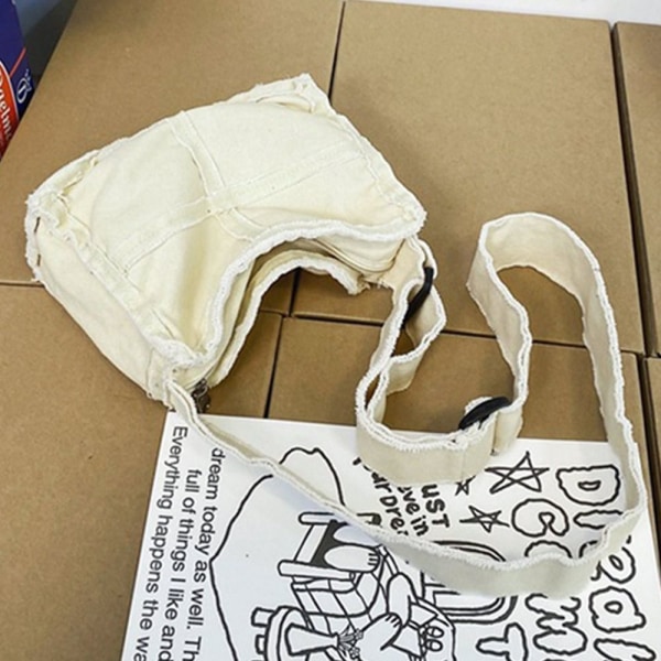 Skulderveske Messenger Bag HVIT white