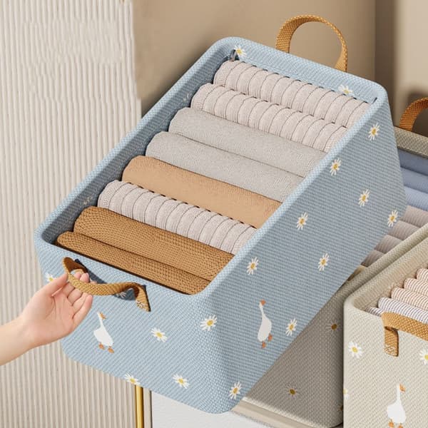Klädförvaringsbox Separatorboxar BEIGE beige