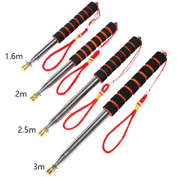 1,6/2/2,5/3M teleskopisk flaggstang Turguide Flaggstang 01-1,6M 01-1.6M