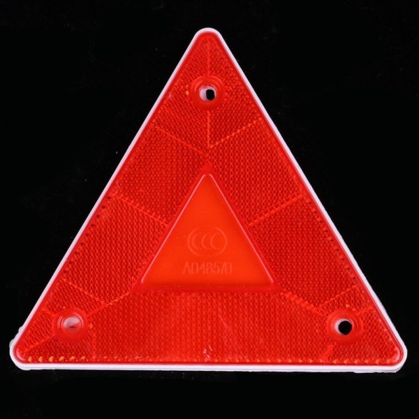 Kolmion varoitusheijastinkylttikehys PUNAINEN TRIANGLE TRIANGLE Red Triangle-Triangle