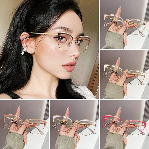 Anti-Blue Light Briller Runde Briller ROSE GULD ROSE GULD Rose gold