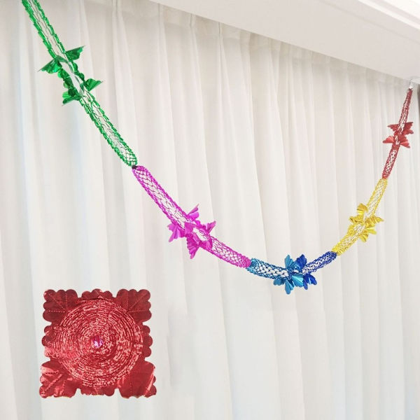 2/4/8 stk metalfolie krans loftskrans B-2.8M 4 stk. B-2.8M B-2.8m 4Pcs