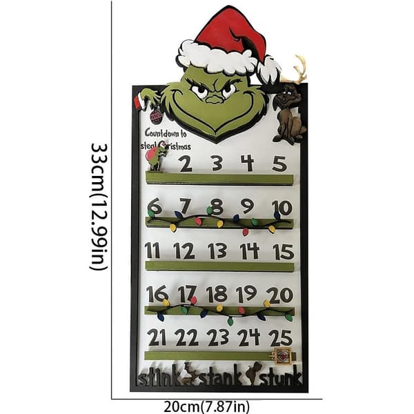 Jule-adventsgrinch-nedtellingskalender