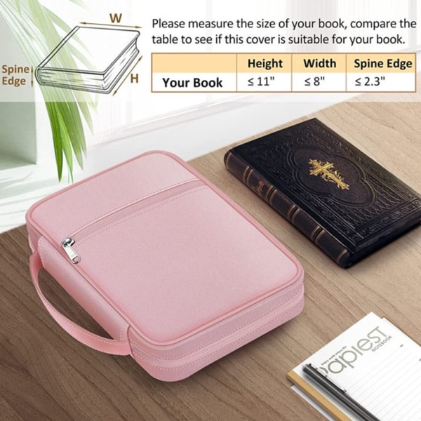 Raamatun cover case VAALUNpunainen pink
