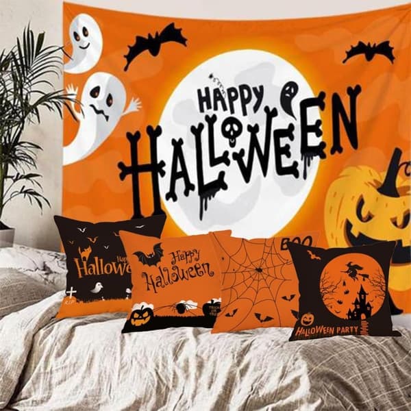 Halloween pudebetræk Pudebetræk 1 1 1