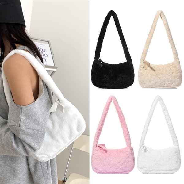 Handleveske Clutch-veske HVIT white