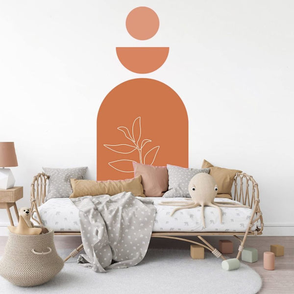 Väggdekal Arch Boho-dekal