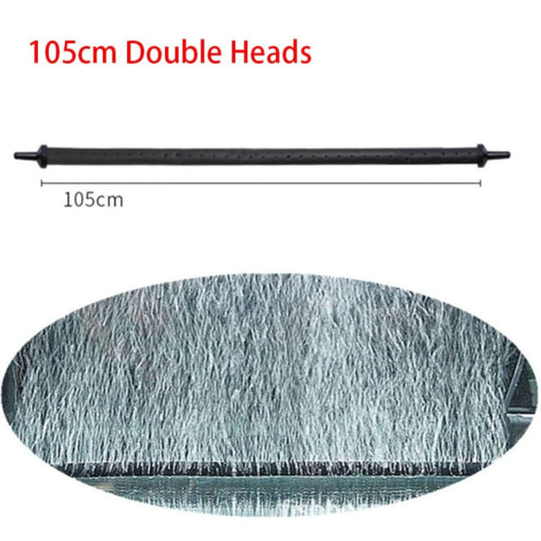 Fish Tank Bubble Strip Gardinrør DOBBELT HOVEDET 105CM Double-headed 105CM