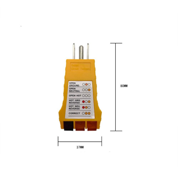 Outlet Tester AC elektrisk stikkontakt Tester