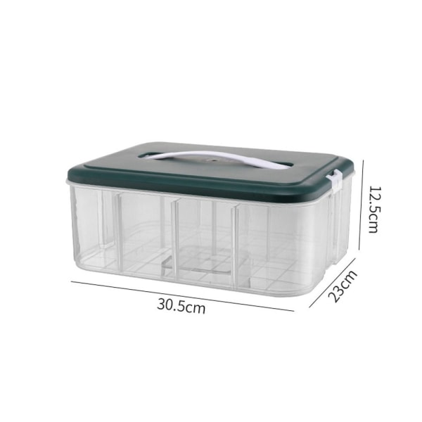 Leksaker Förvaringslåda Diverse Container GRÖN 1 LAGER 1 LAGER Green 1 layer-1 layer