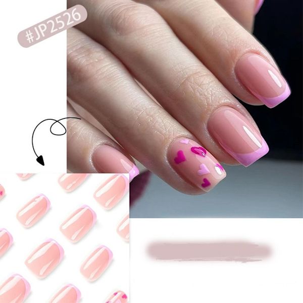 24stk False Nails Long Square JP2401 JP2401 JP2401