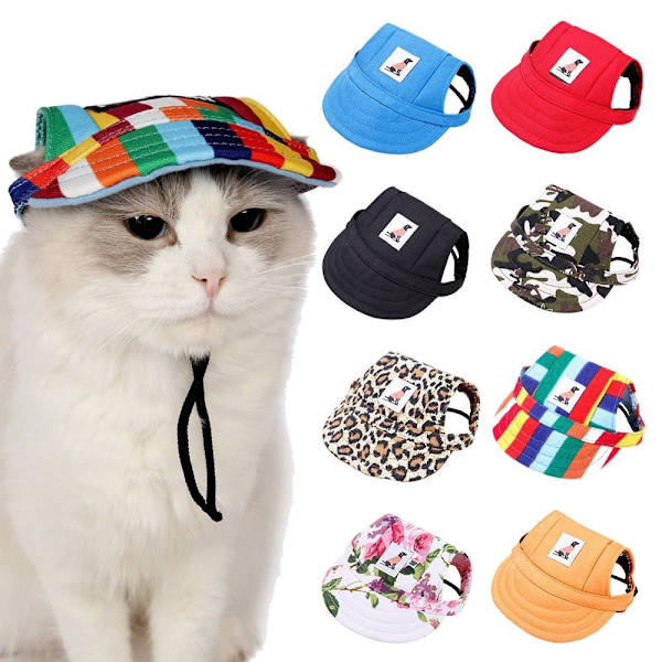 Pet Hat Baseball Cap LEOPARD MØNSTER LEOPARD MØNSTER Leopard Pattern