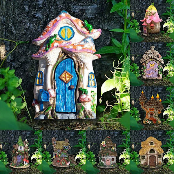 Miniatyyri keijutonttu ovi Keijuovi C C C
