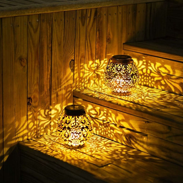 Morrocan Lantern puutarhavalaisin PRONSSI bronze