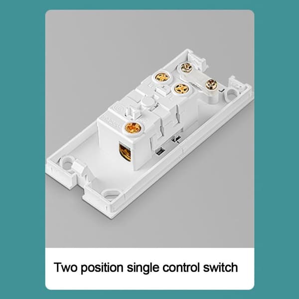 Switch Panel för ytmontering SVART black