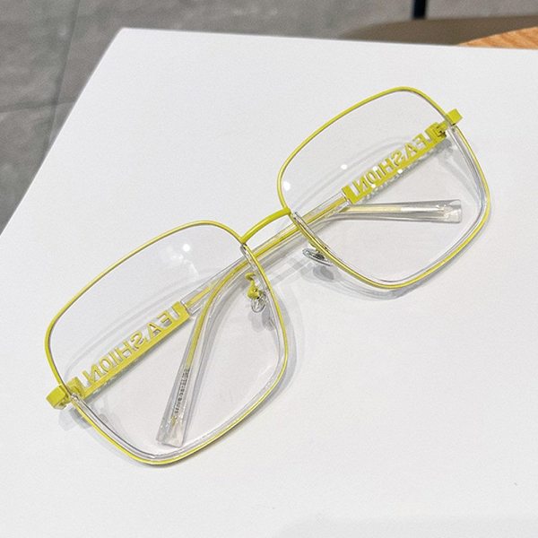 Anti-Blue Light Glasses Ylisuuret silmälasit KELTAINEN Yellow