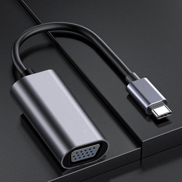 Omvandlar USB C till VGA-kabel