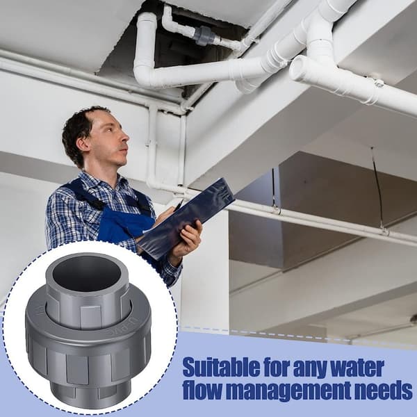 4 Stk Vandrør UPVC Rørfittings Quick Connector Vandrør 4 pcs