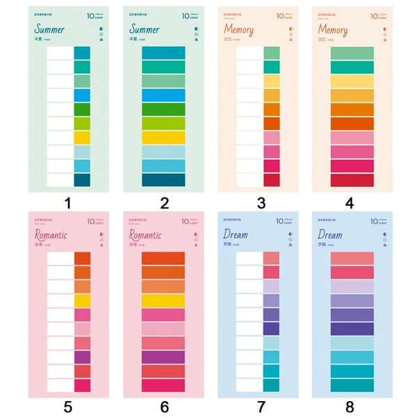 4Bag Sticky Notes Memo Pad 8 8 8