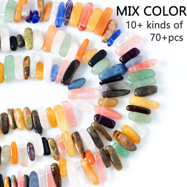 75 st Teardrop Beads Borrade stenar Assorted