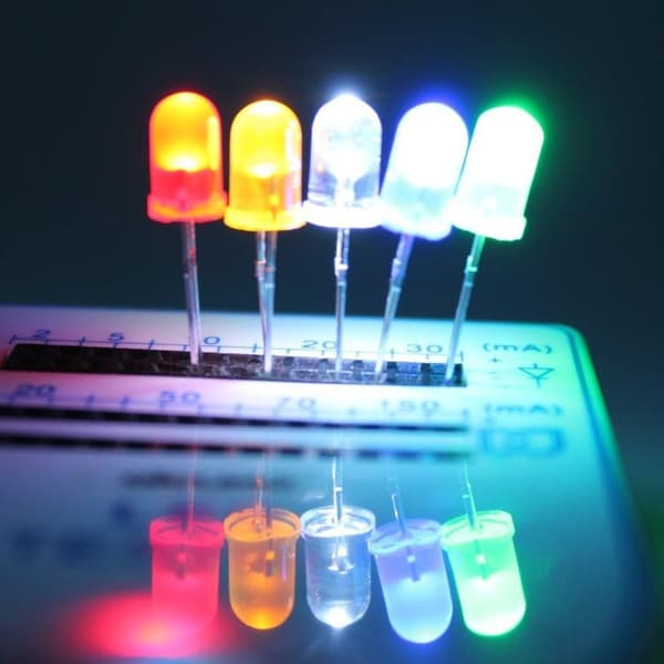 500 stk. LED-lys LED-lampeperler, lysemitterende diode