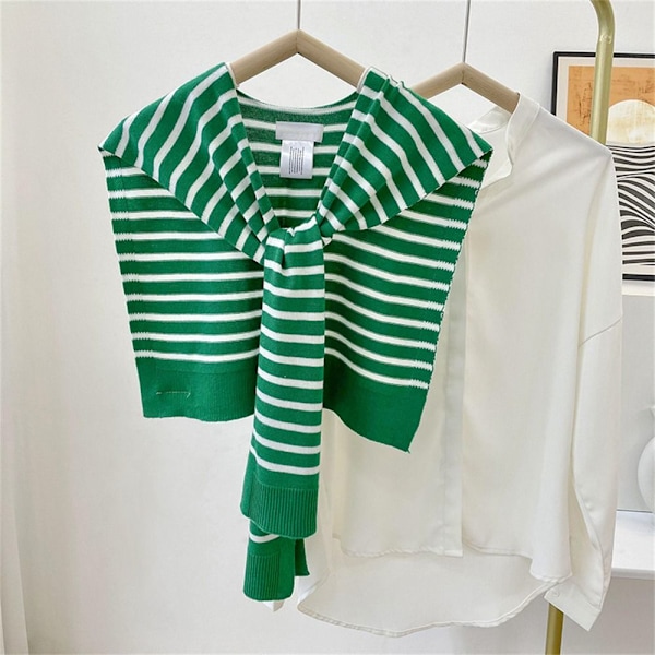 Cape Fake Collar KHAKI khaki