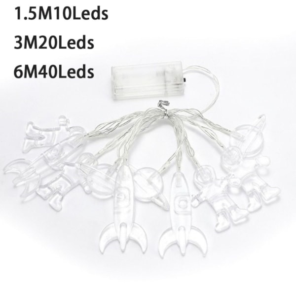 LED Nattljus Fairy String Lights 1.5M10LEDSWARM VIT VARM 1.5M10LedsWarm White