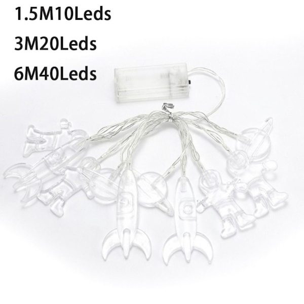 LED Nattljus Fairy String Lights 3M20LEDSWARM VIT VARM 3M20LedsWarm White