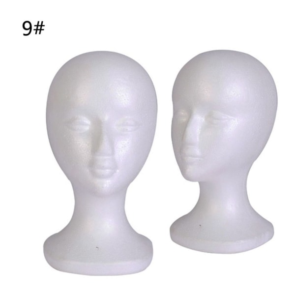 Head Model Foam Mannequin 9 9 9