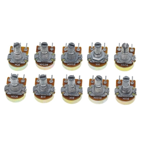 10st linjärpotentiometer WH148N WH148 10ST B10K-15MM 10ST 10pcs B10K-15mm