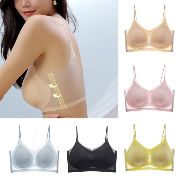 Saumattomat rintaliivit Push Up Bras KELTAINEN M Yellow M