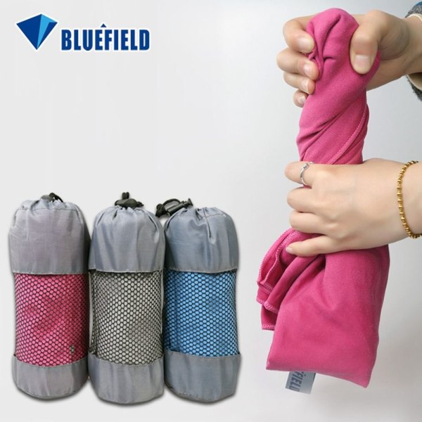 Udendørs mikrofiberhåndklæde sportshåndklæde BLÅ Blue