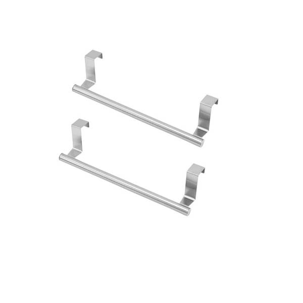 2 stk Håndkleholder Håndklestang SØLV silver