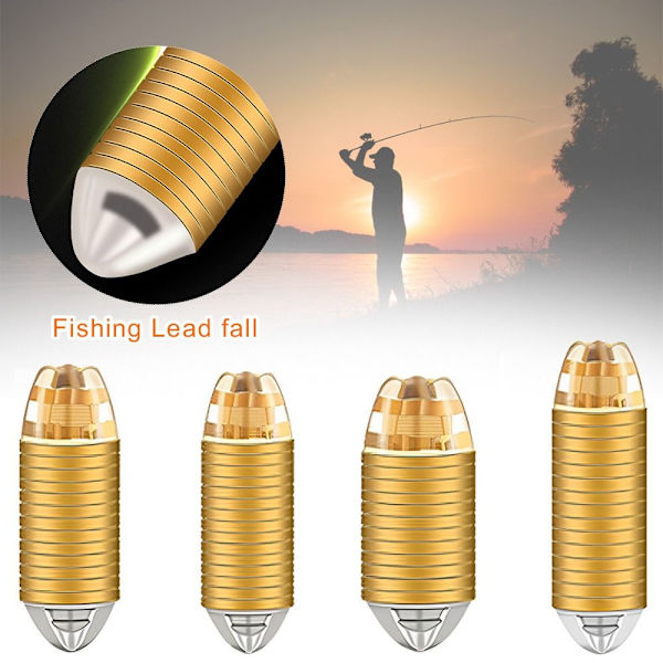 3st Bly Sänka Fiske Bly Fall 6,0G 6,0G 6.0g