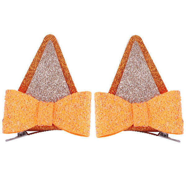 8 kpl Tyttöjen Rusetit Hiusneulat Rusetit Hiusklipsit ORANSSI 8 KPL 8 KPL Orange 8 PCS-8 PCS