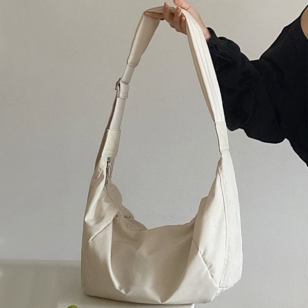 Crossbody Bag Dumpling Bag VALKOINEN white