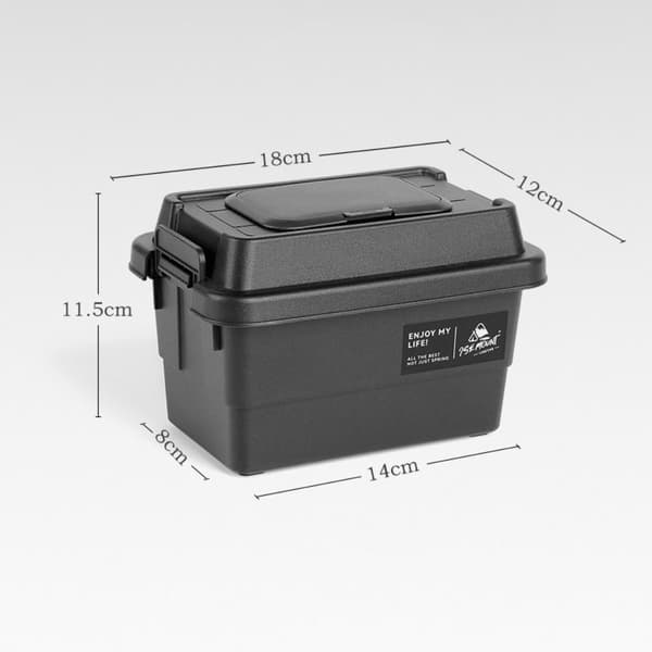 Opbevaringsboks Papir Tissue Case SORT black