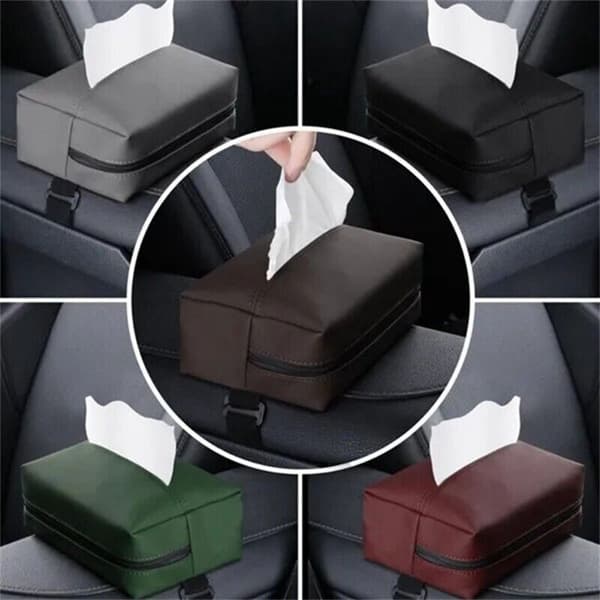 Car Tissue Box Papir Servietetui BRUN brown