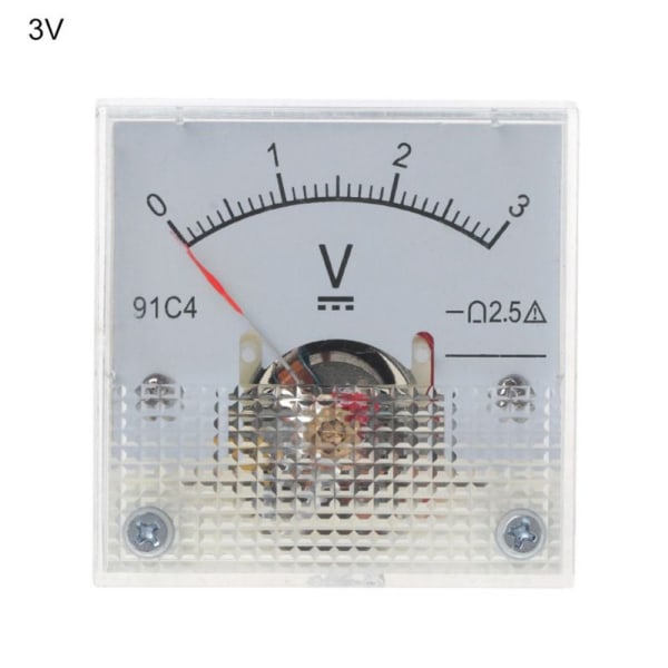 DC voltmeter Analog panelmätare 0-100V 0-100V 0-100V
