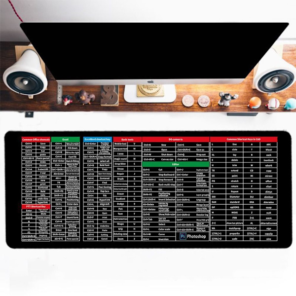 Quick Key Mousepad Näppäimistöalusta 400X800X3MM2 2 400X800X3MM2