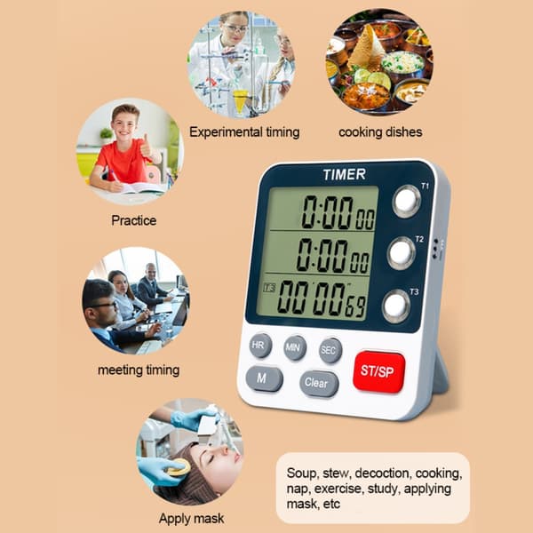 Kjøkken Timer Nedtelling Timer Påminnelsesklokke