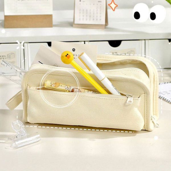 Pen Bag Penalhus GRÅ Grey
