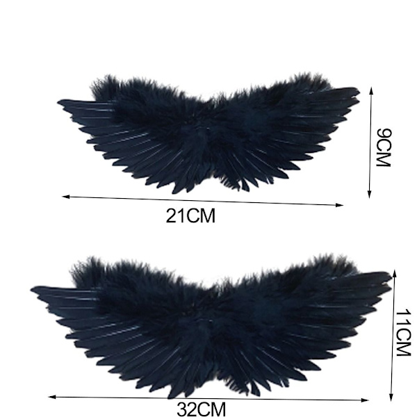 Angel Feather Wings Angel White Wing PUNAINEN 21CMX9CM Red 21cmX9cm