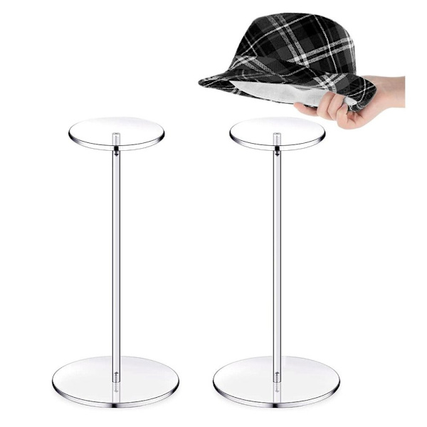 Hatteparykk Display Stativ Cap Organizer Støttestativ 40CM 40cm